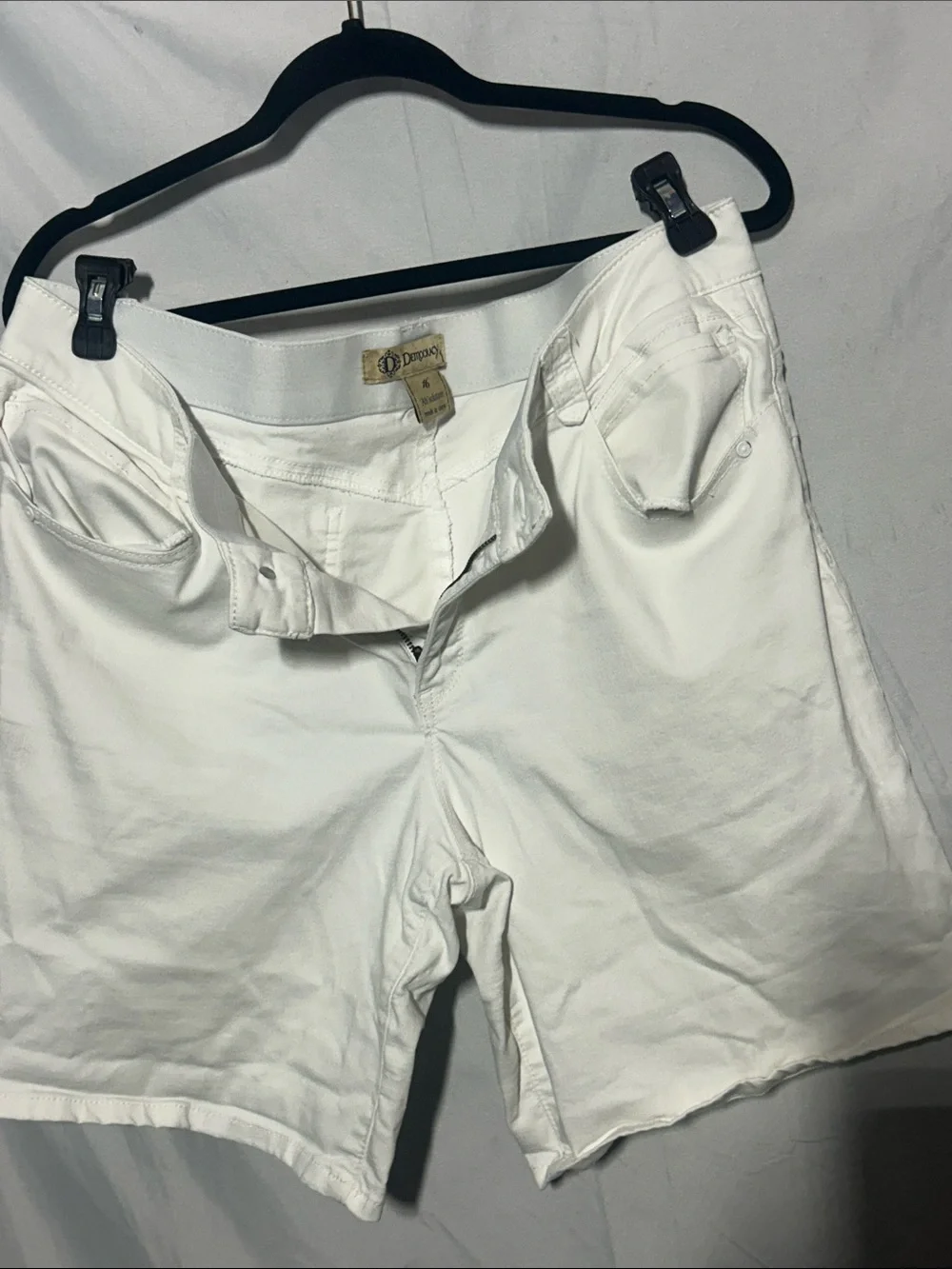 Democracy White Women's Bermuda Shorts